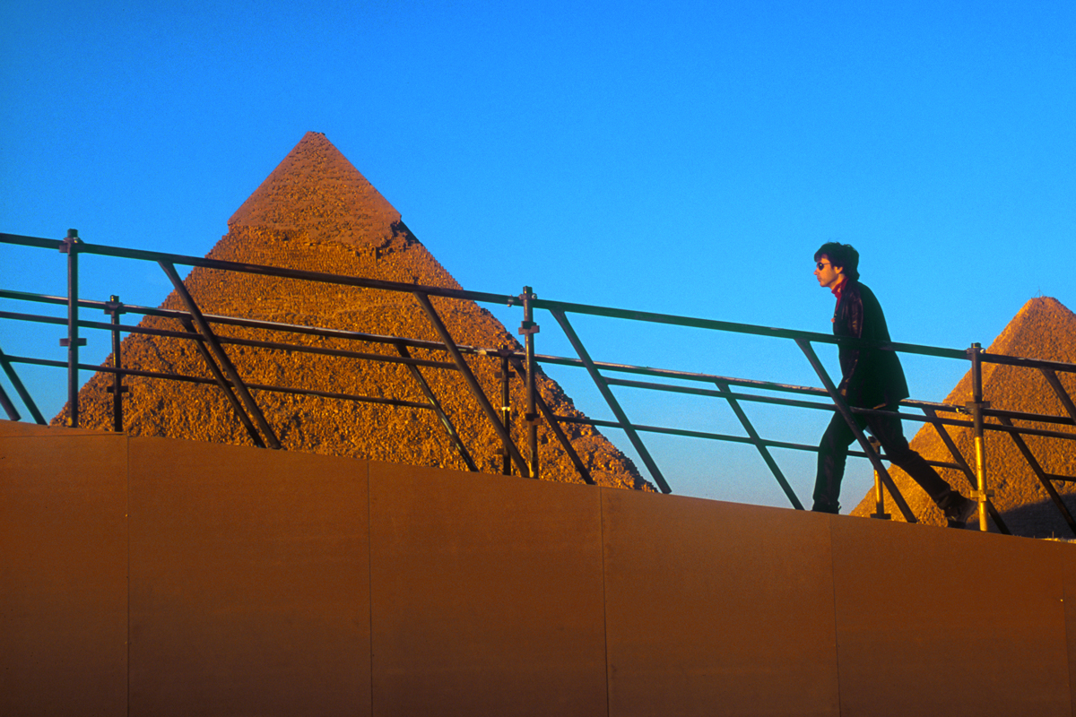 Jean Michel Jarre on site