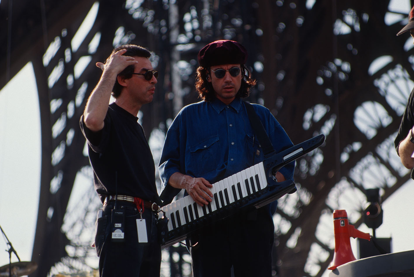 Jean Michel Jarre and Christian Bourret